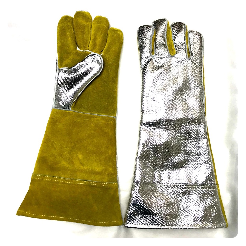Heat cut resistant kavler Leather gloves